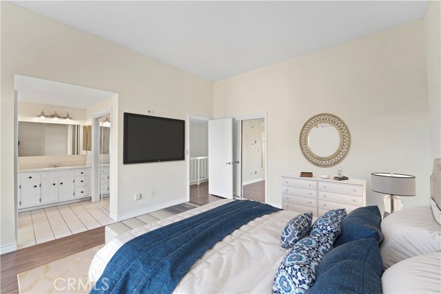 Owner's Bedroom - photos are enhanced with virtual staging.