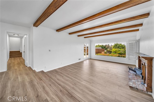 View of Living room and hall from the north-west corner