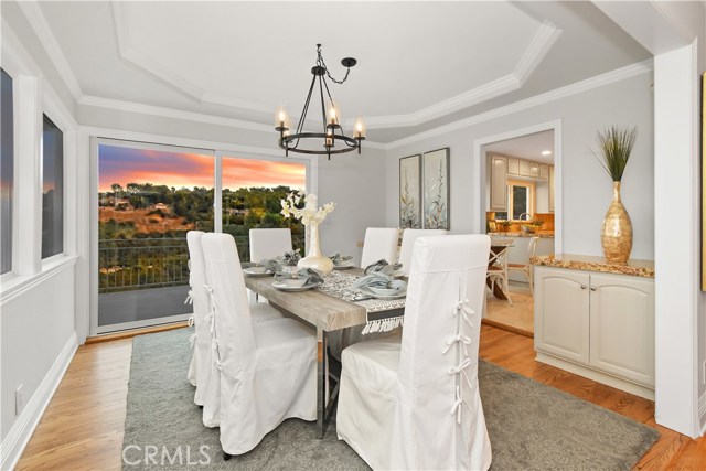 Dining Room off Kitchen (access to balcony that wraps around entire first level)
