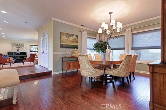 Formal Dining Area with View to Entry Foyer and Formal Living Area