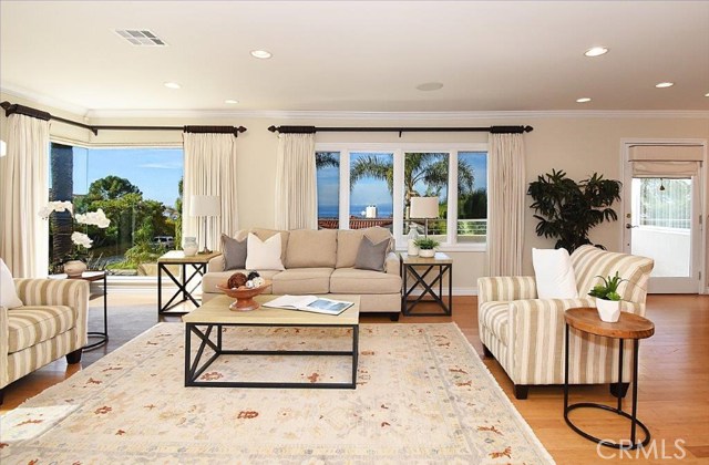 Living Room Looking Out to Ocean View