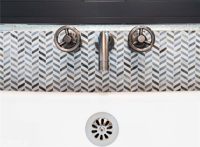 Custom designer fixtures throughout.