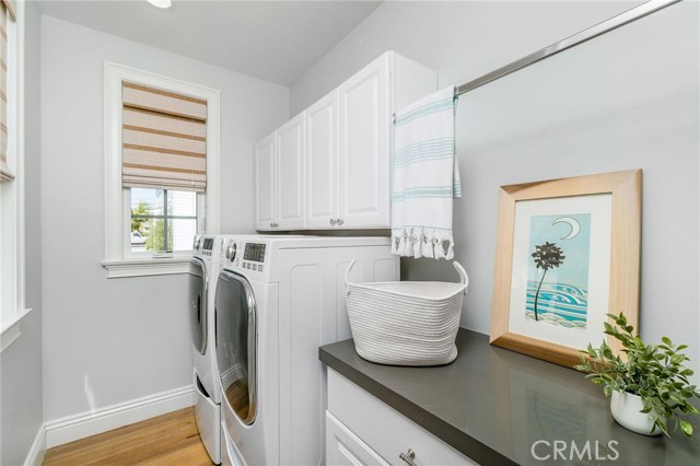 Laundry room is To. Die. For.  And Yes, this uber high-end washer & dryer is included by the owners.
