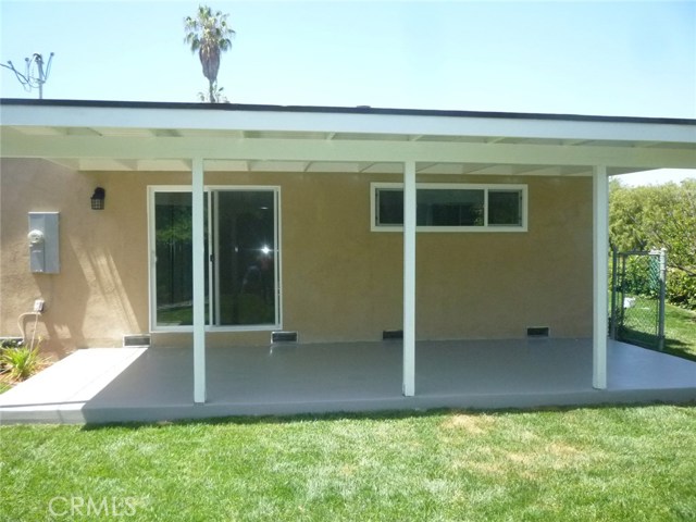Another view of the covered patio.