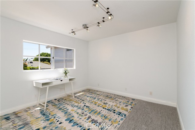 The 3rd bedroom has so much natural light with its west facing position.