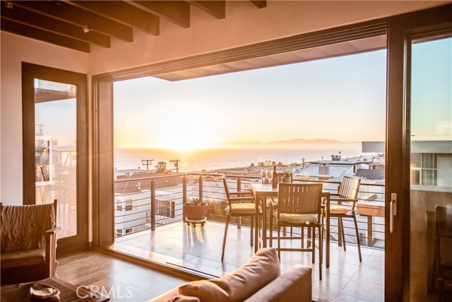 View from inside the living room