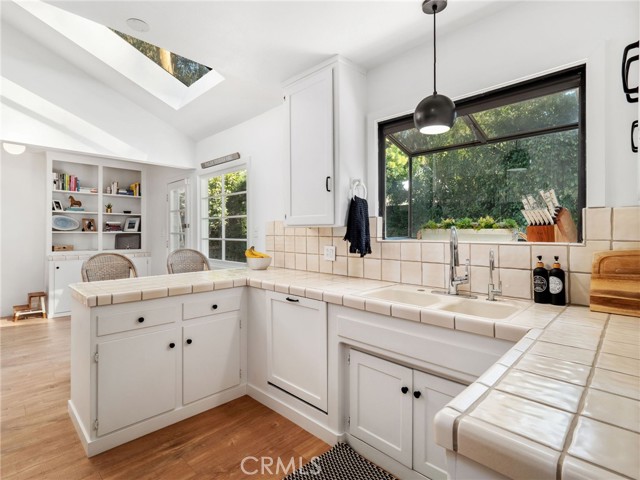 Kitchen gets tons of light, new dishwasher