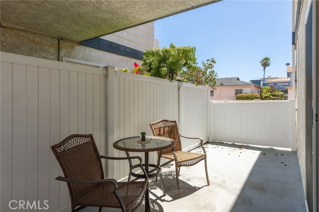 This is the east facing deck off the "Murphy bed" suite.