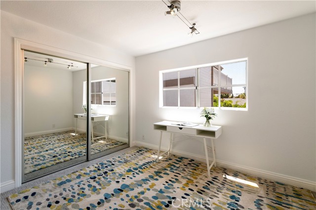 The 3rd bedroom has so much natural light with its west facing position.