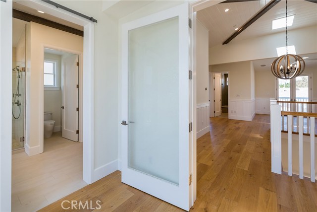 This picture was taken from inside the Master bedroom Vestibule. That door closes off the entire Master Suite.