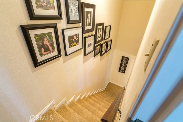 stairs down to bonus room