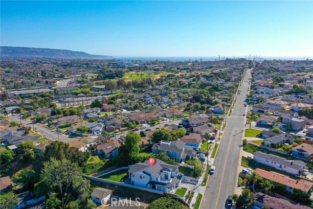 Arial view of home facing West.