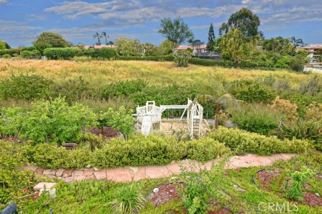 Lower Garden with Walking Path & Children Playground