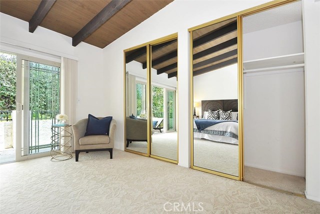 Master Bedroom Mirrored Closets