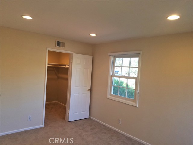 Upstairs bedroom 1 with walk-in closet