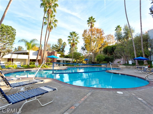 View of the main pool area