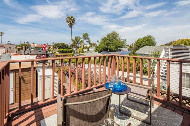 Upper deck off the kitchen.