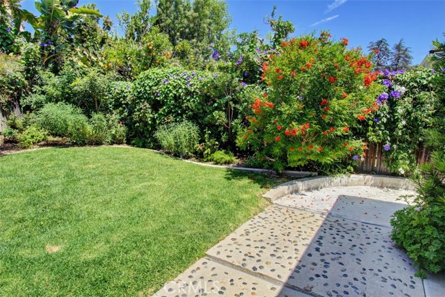 Alternate view of beautiful backyard landscape