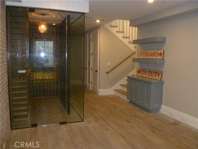 Glass Wine Cellar(holds 500 Bottles) in Basement