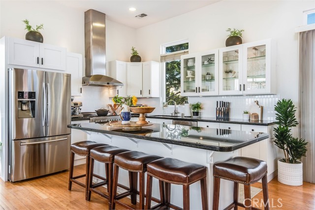 Incredible kitchen is ideal for the days ahead when we can once again enjoy the social lifestyle!