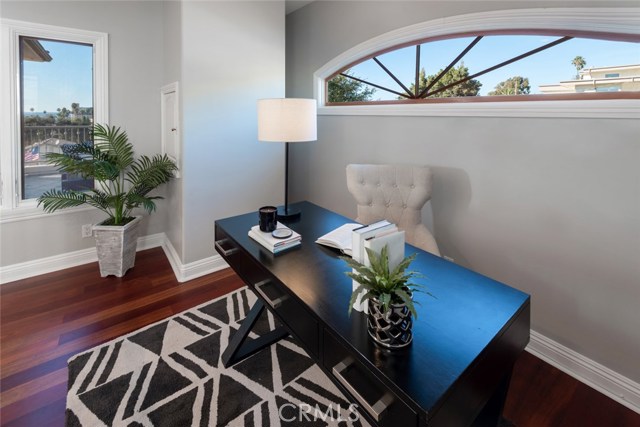 If you are working from home, this is the perfect space for an office and plenty of natural light