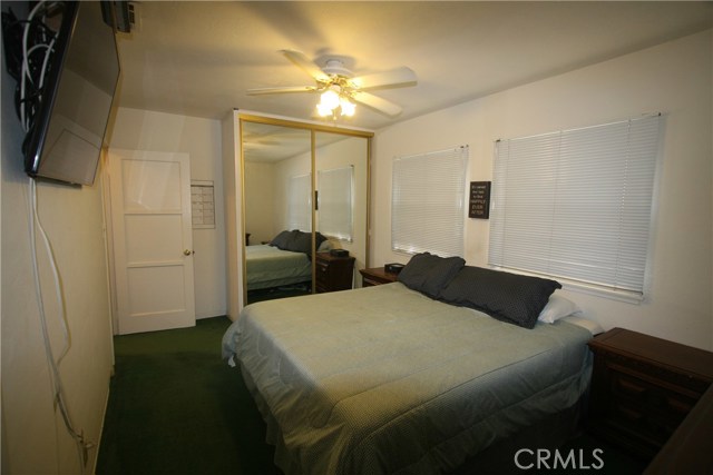 MASTER BEDROOM HAS TWO CLOSETS- ONE ON EACH SIDE OF THE ROOM.