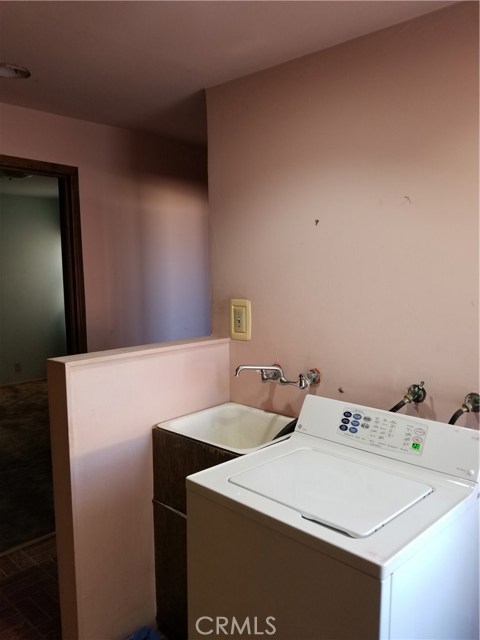 Inside Laundry room.