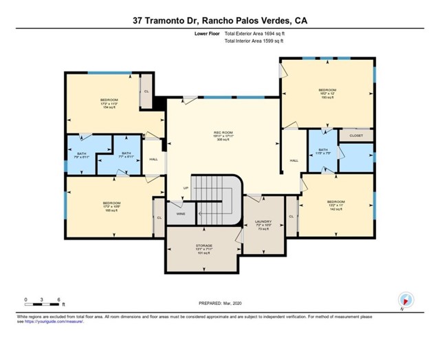 37 Tramonto, Rancho Palos Verdes, California 90275, 5 Bedrooms Bedrooms, ,2 BathroomsBathrooms,Residential,Sold,Tramonto,PV21022531