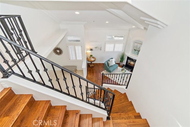 Veiws from upstairs to the main living level