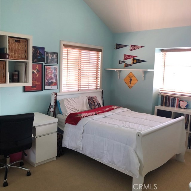 Guess what... bedrooom #4 is also large & has cathedral ceilings too.