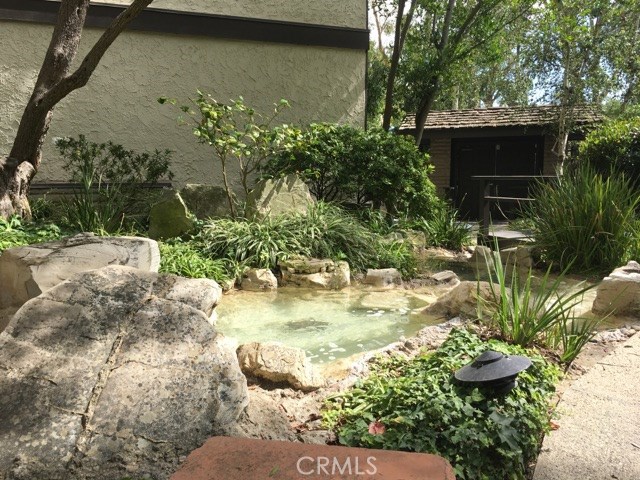 Lots of waterfalls and streams at the complex front entrance