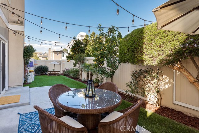 Plenty of room for outdoor dining and entertaining