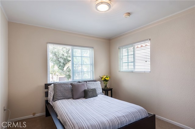 Bedroom #2 is next to Master bedroom and has South and West facing windows.