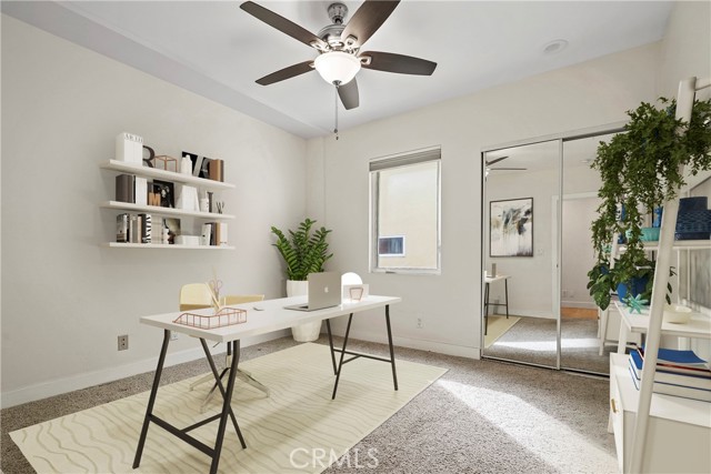 Virtually staged; perfect for at-home office or study area!