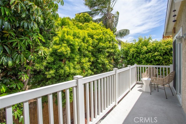 Master bedroom balcony