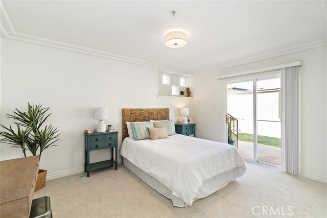 Terrace Level Bedroom with patio and garden access.