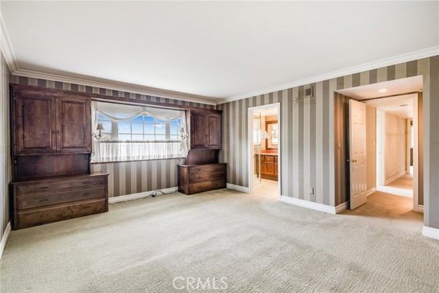 Master bedroom and bath with ocean view