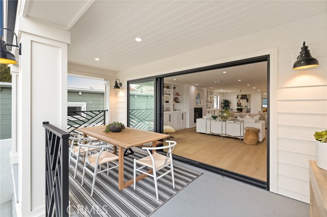 Adjoining Outdoor Patio With Masterfully Finished Details