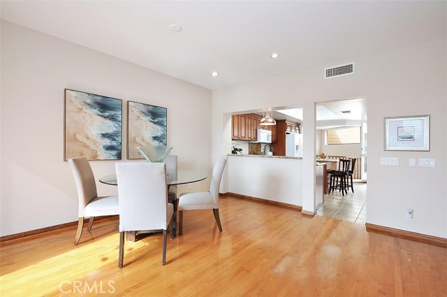 Kitchen Opens to Dining Room