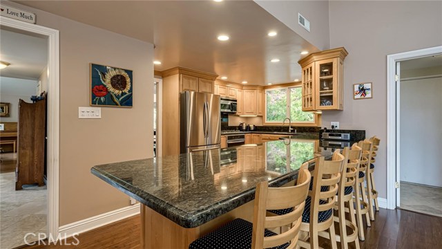 Very functional kitchen.