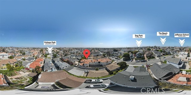 A bird's eye view of the walkability Belmont offers.