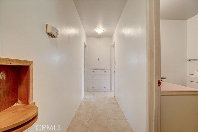 Hallway to the bedrooms and hall bath.