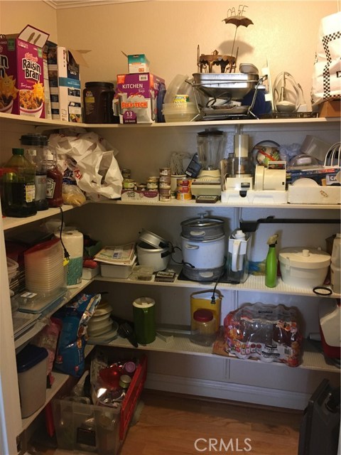 large walk in pantry.