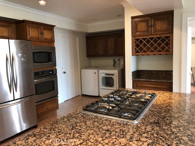  Laundry in kitchen