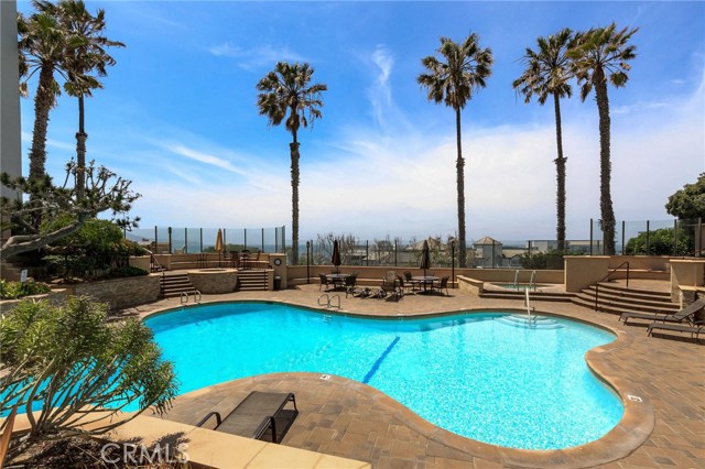 Remodeled ocean view pool area