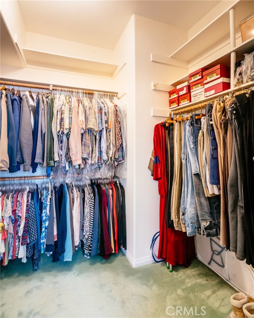 Plentiful closet space in your walk-in master closet