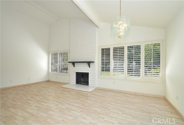 Dining Room and Living Room with Backyard View