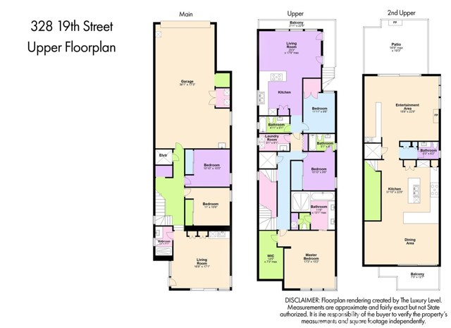 Floorplan of 328 19th St.