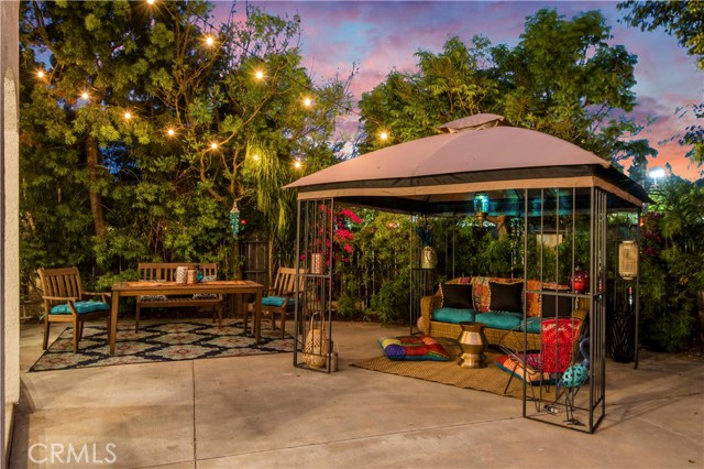  The large patio includes a gazebo, small turf play area & plenty of space to host gatherings.