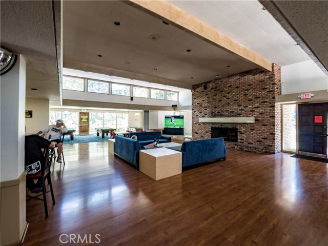 Clubhouse lounge area.